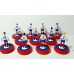 Subbuteo Andrew Table Soccer Panionios 1998 away kit on WSB Professional Bases